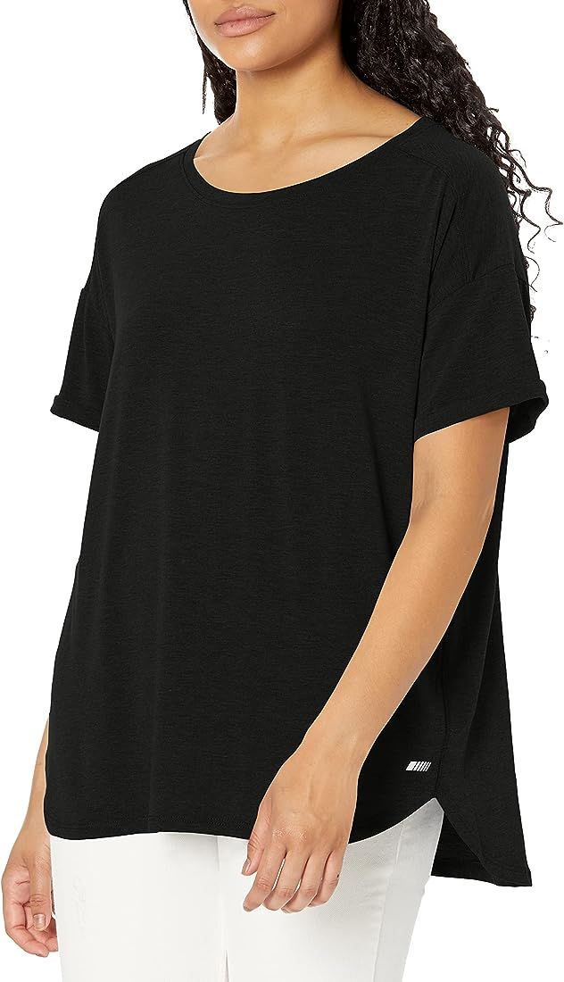 Women's Studio Relaxed-Fit Lightweight Crewneck T-Shirt (Available in Plus Size), Multipacks | Amazon (US)