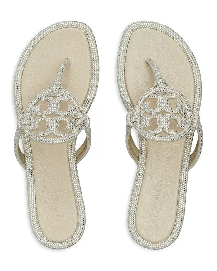 Women's Miller Knotted Emblem Slip On Thong Sandals | Bloomingdale's (US)