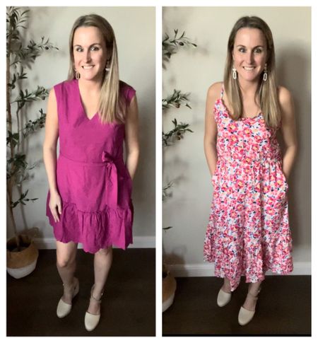 Easter Dress/Outfit ideas...and both options have pockets!!🤗
Loving both of these dresses, the shoes and the earrings! All fit true to size!

#LTKFind #LTKSeasonal #LTKunder100