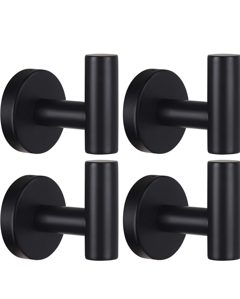 Matte black towel hooks

#LTKFamily #LTKHome #LTKKids