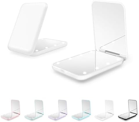 Compact Mirror, 1X/3X Magnification LED Pocket Mirror with Nternal BIattery, Mini Mirror for Purs... | Amazon (US)