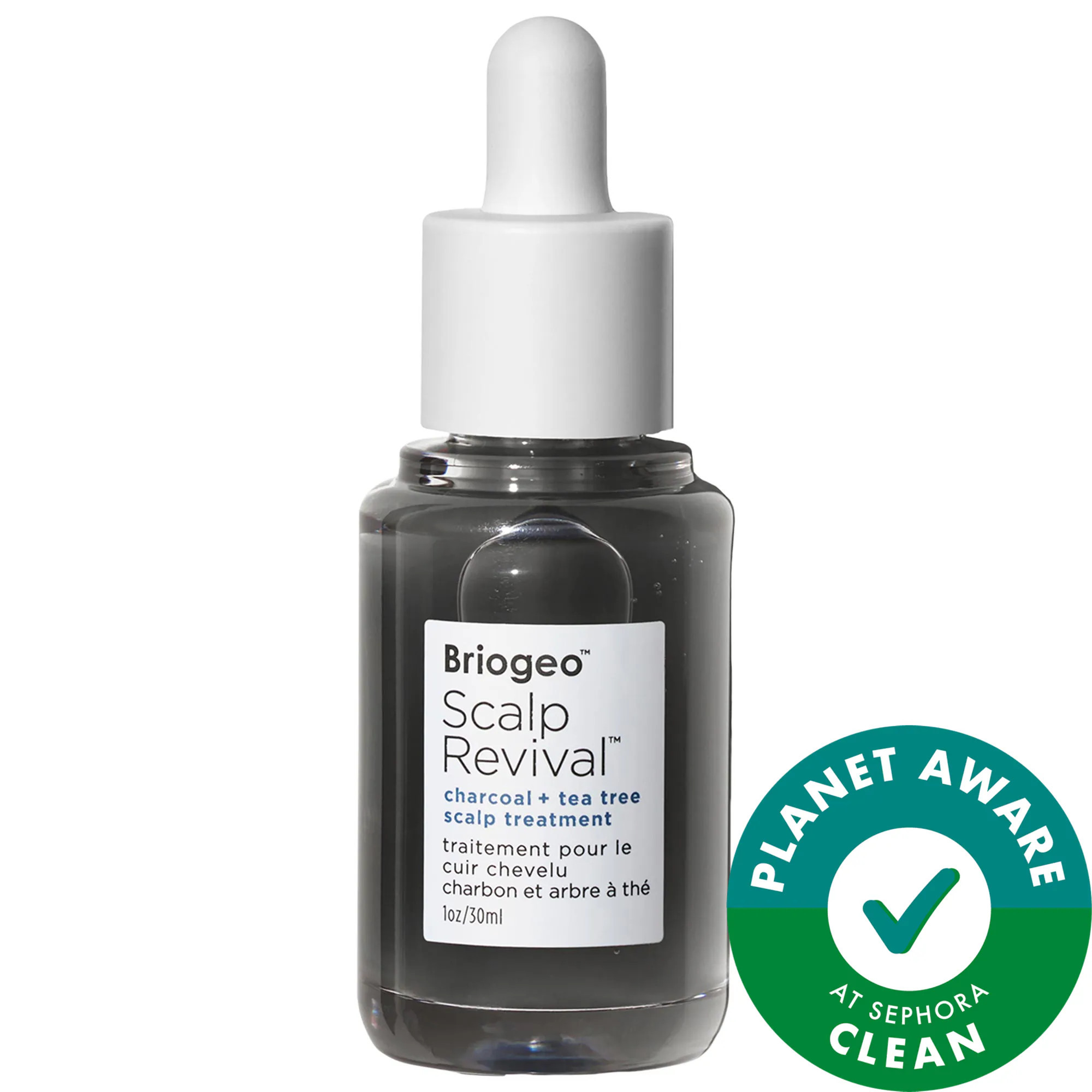 Briogeo Scalp Revival Charcoal + Tea Tree Scalp Treatment Serum 1 oz/ 30 mL | Sephora (US)