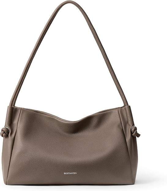 BOSTANTEN Shoulder Bag for Women Pebbled Vegan Leather Purse Soft Handbag | Lightweight, Roomy, M... | Amazon (US)