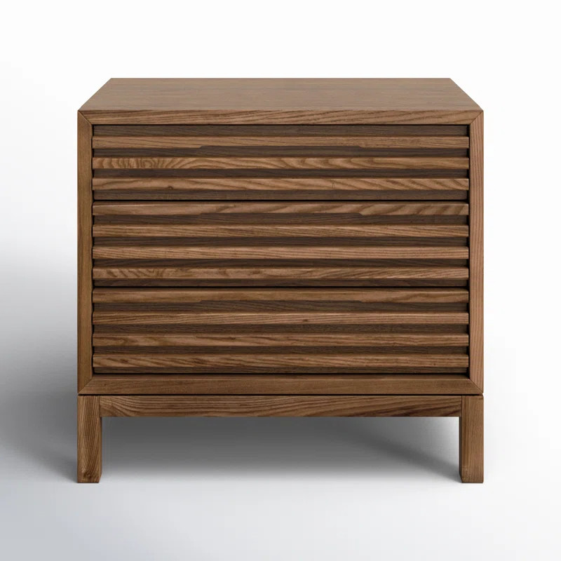 Finnian 3 - Drawer Nightstand | Wayfair North America