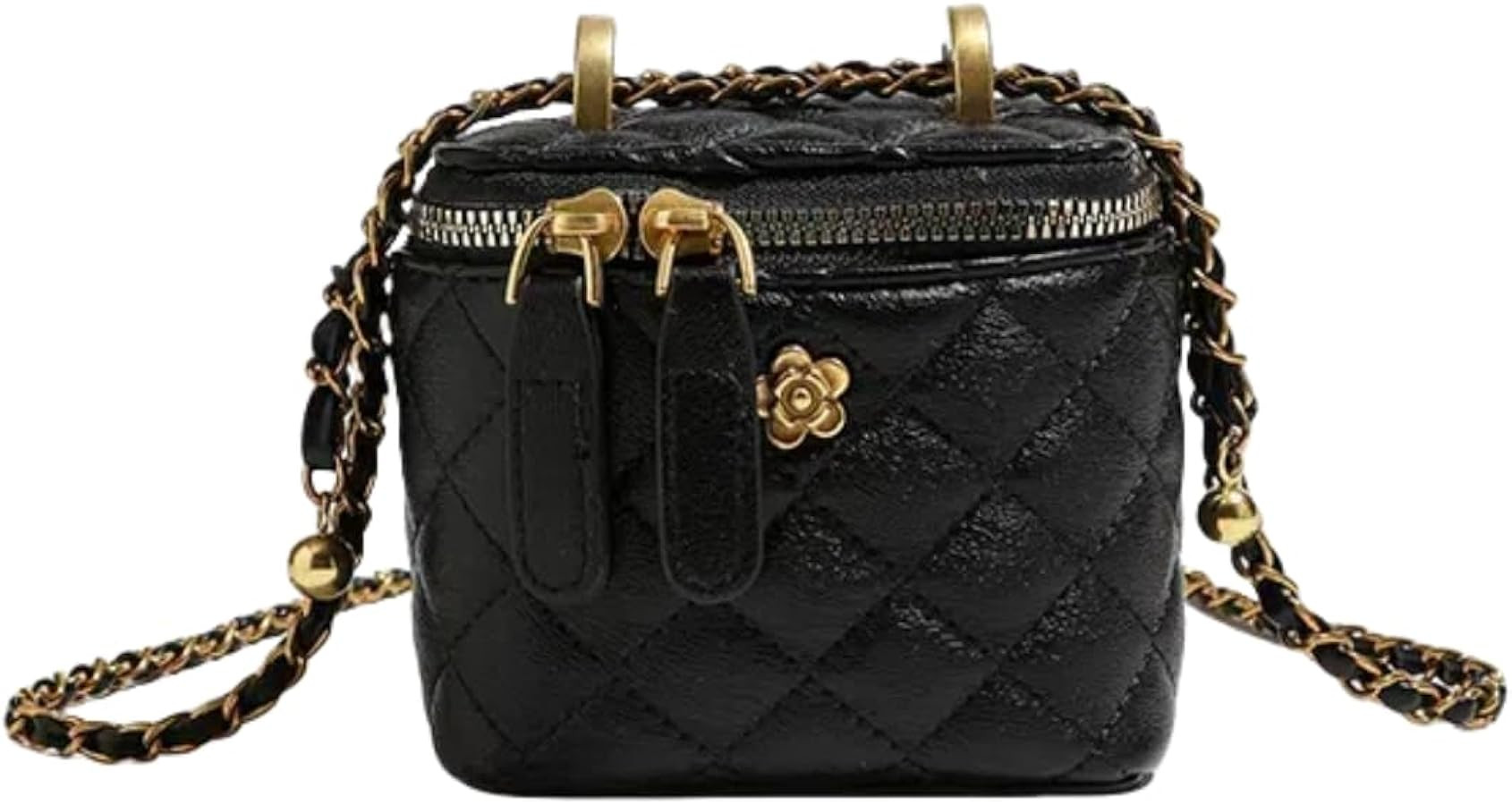 Quilted Leather Crossbody bags for Women | Amazon (US)