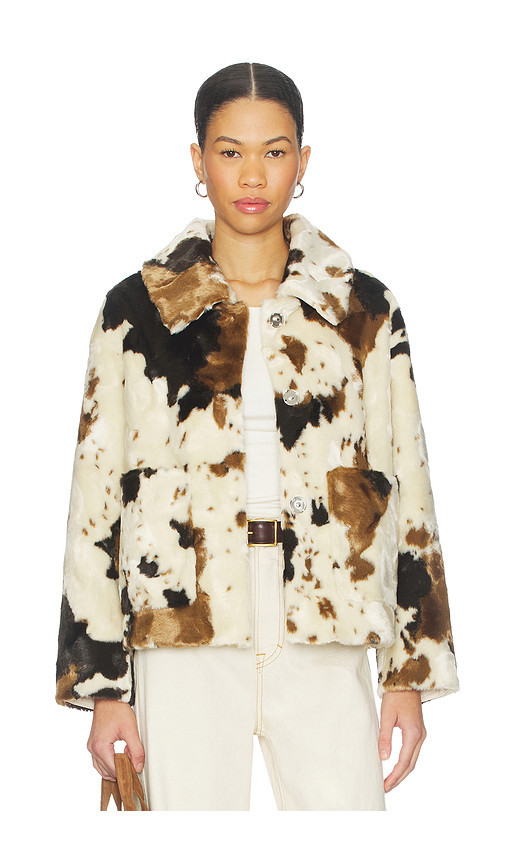 Jakke Traci Jacket in Cow Print. Size L | Revolve Clothing (Global)