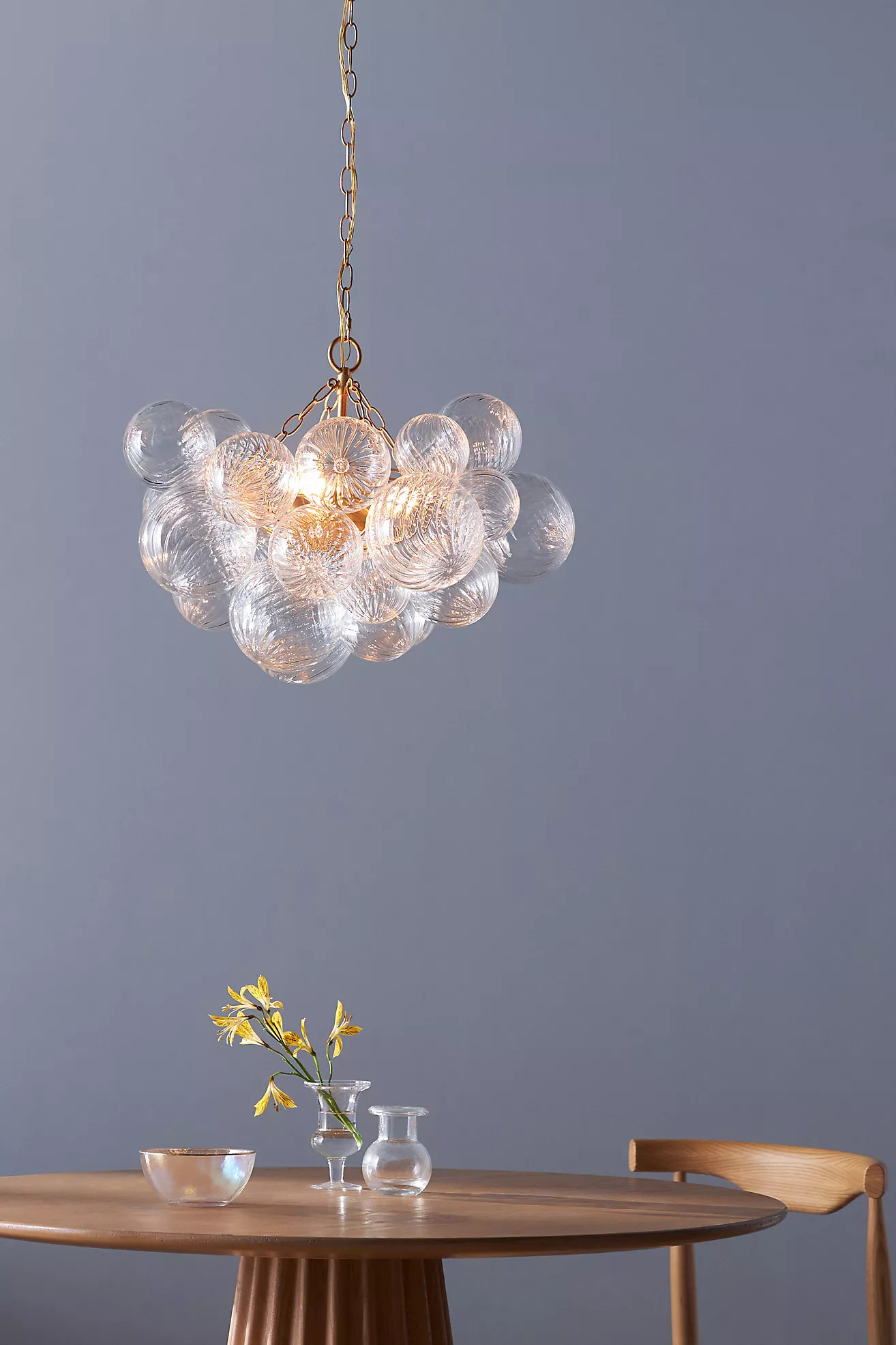 Talia Swirled Glass Chandelier | Anthropologie (US)