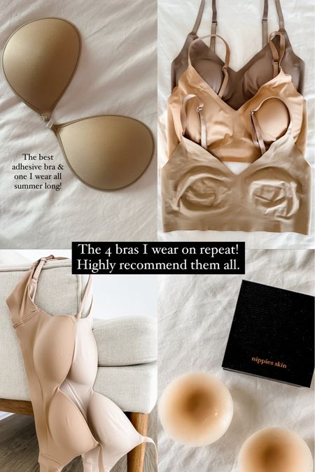 4 of my favorite bras! 

Loverly Grey, adhesive bra

#LTKstyletip #LTKfindsunder100