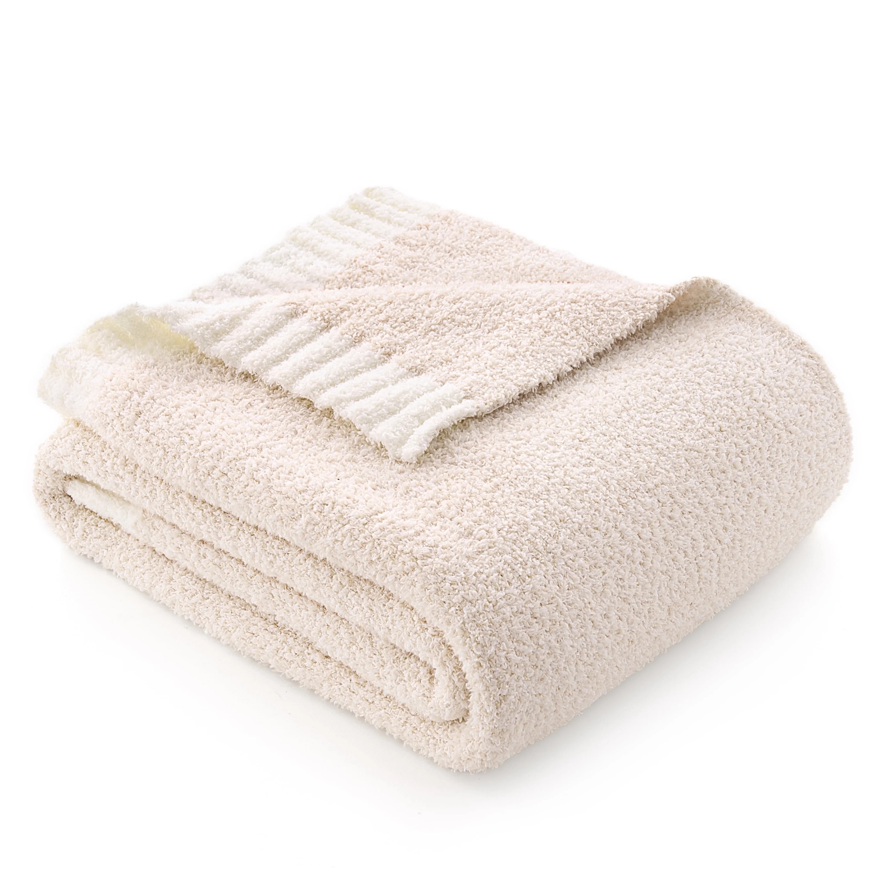 Joyfy Throw Blanket for Couch,Bed,Sofa,Beige Knitted Blanket,Super Soft Throw Blanket Knitted,Gif... | Walmart (US)