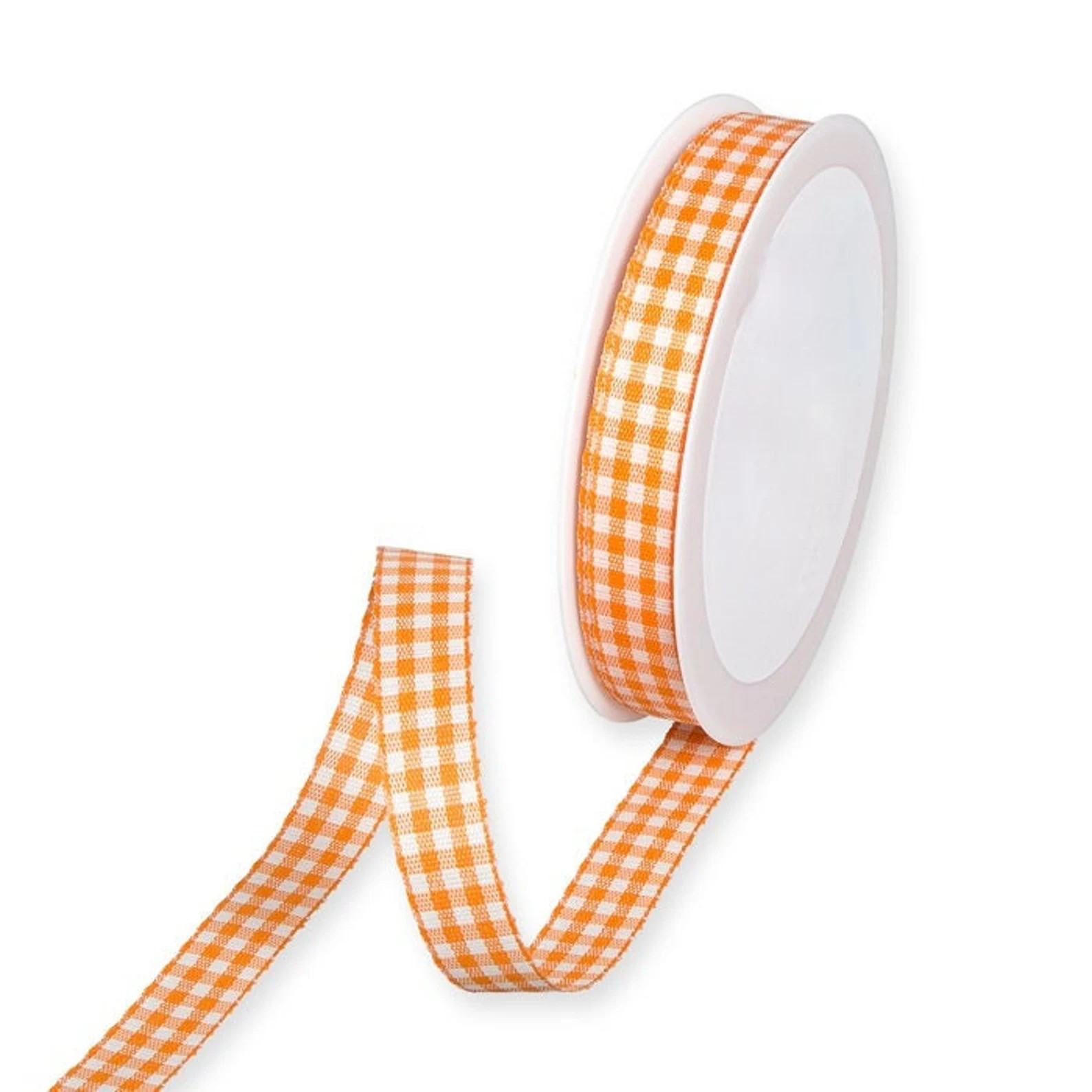 Orange Rustic Gingham Ribbon, 15mm (9/16in) wide *Sold Per Metre* | Etsy (Global)