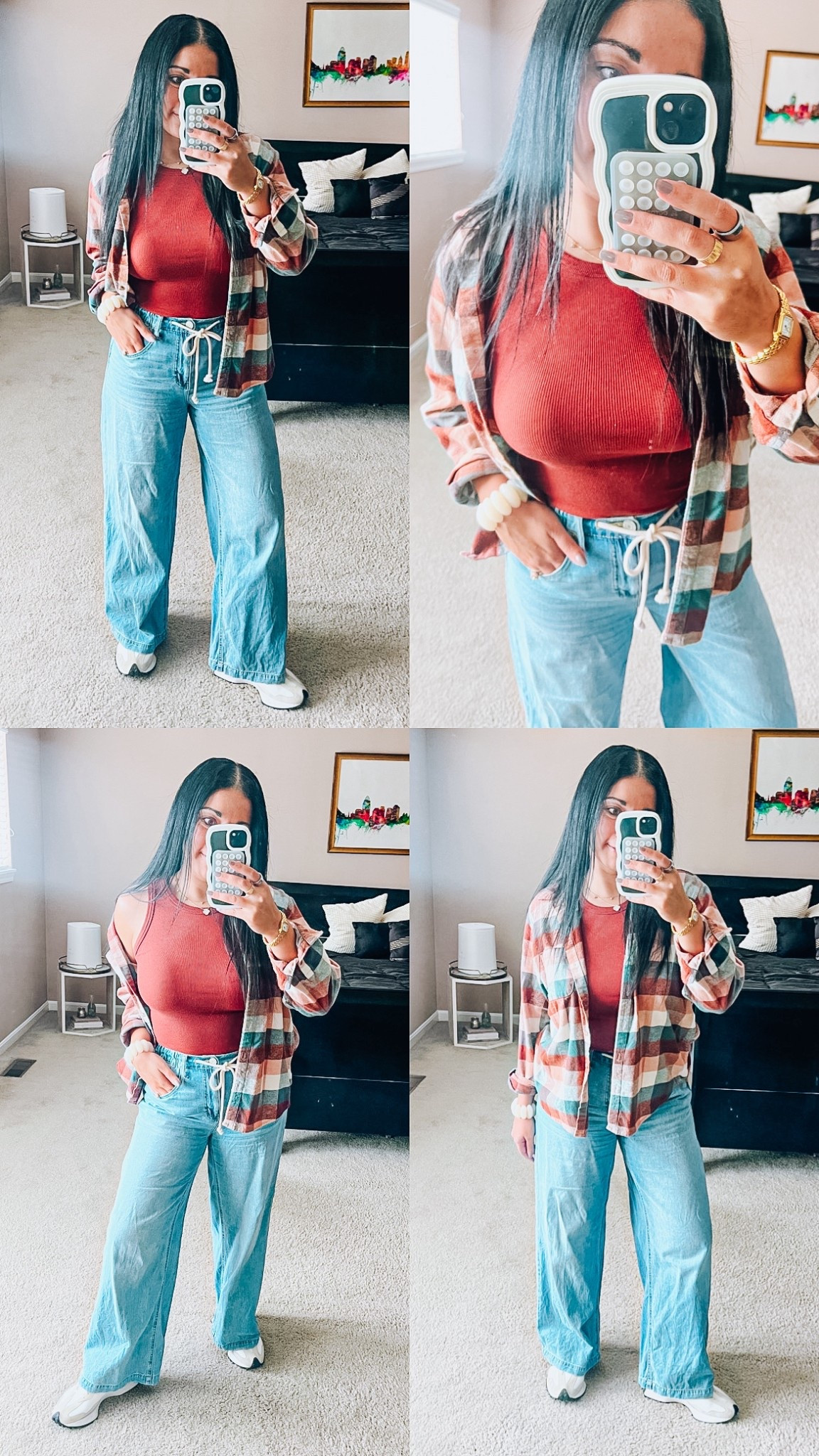 Plaid shirt
Drawstring denim
Casual style
New balance sneakers


#LTKmomlife #LTKootd #LTKgrwm