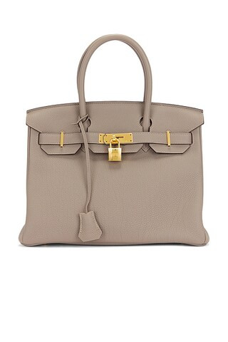 FWRD Renew HERMES 핸드백 in Gris Asphalt | FWRD | FWRD 