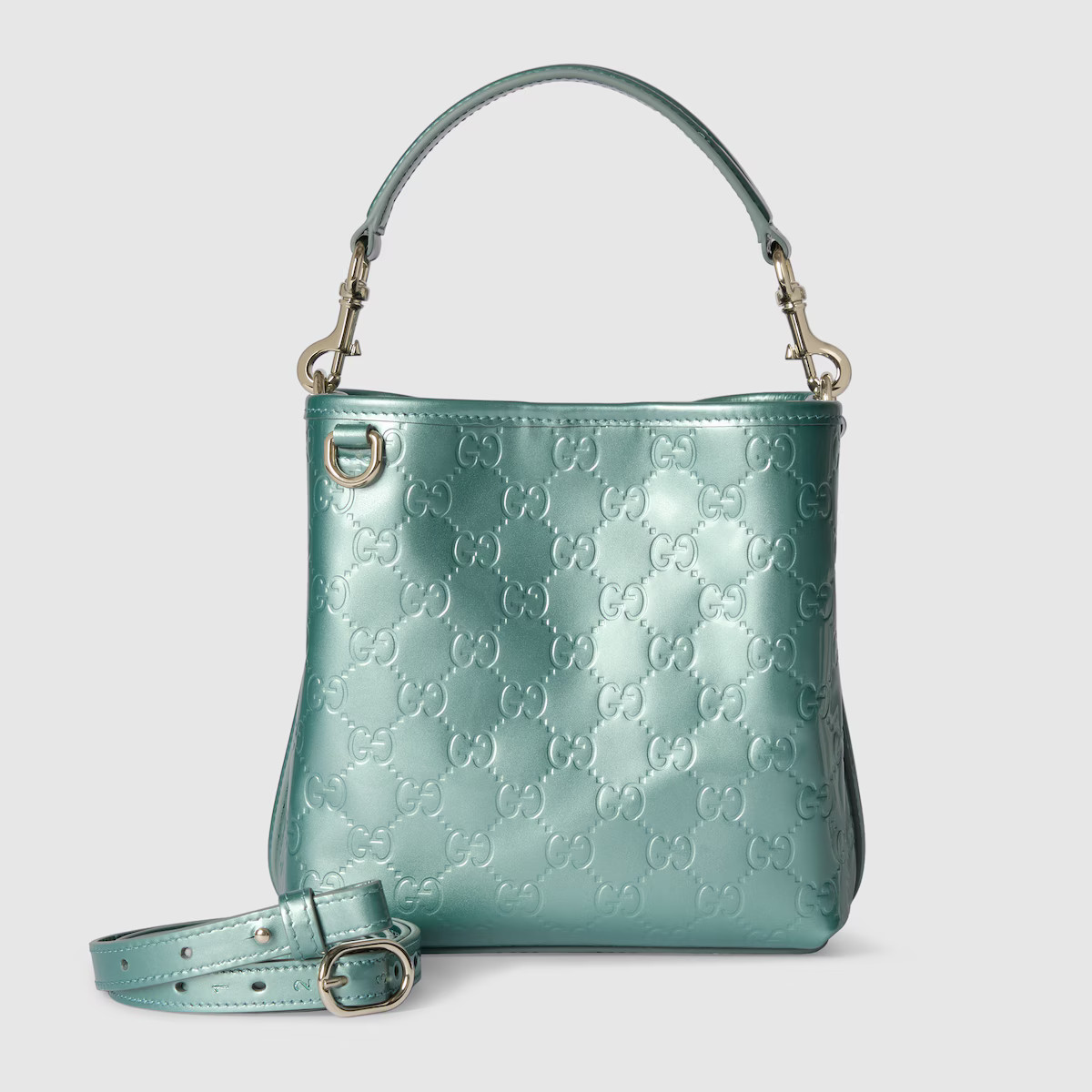 Gucci - GG Emblem small bucket bag | Gucci (US)