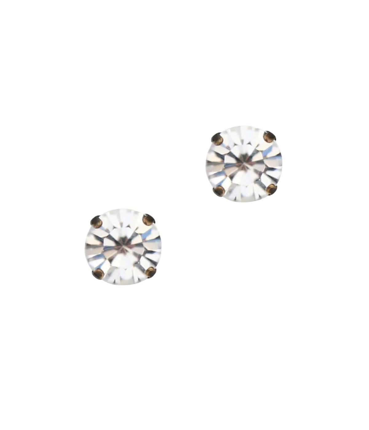 Kaylee Studs in Crystal | Loren Hope Designs