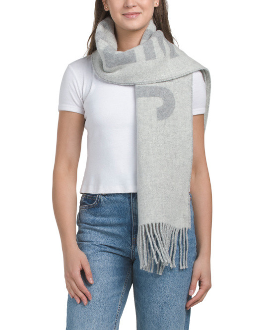 Made In Italy Virgin Wool Lecharpe Scarf | TJ Maxx