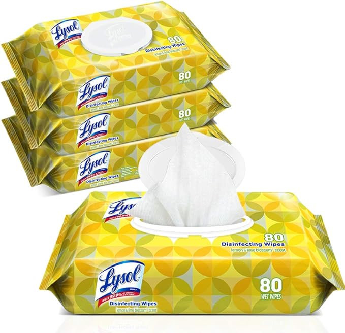 Lysol Handi-Pack Disinfecting Wipes, Lemon and Lime Blossom, Cleaning Wipes, Antibacterial Wipes,... | Amazon (US)