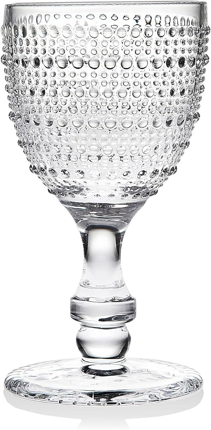 Godinger Wine Glasses Goblets, Beverage Stemmed Glass Cups - Lumina, 9oz, Set of 4 | Amazon (US)