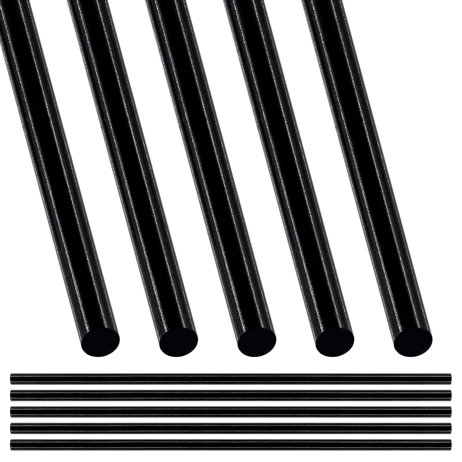 Tanstic 5Pcs 3mm x 300mm 304 Stainless Steel Rods Black Round Metal Rods for Gear Shaft DIY Craft... | Amazon (US)