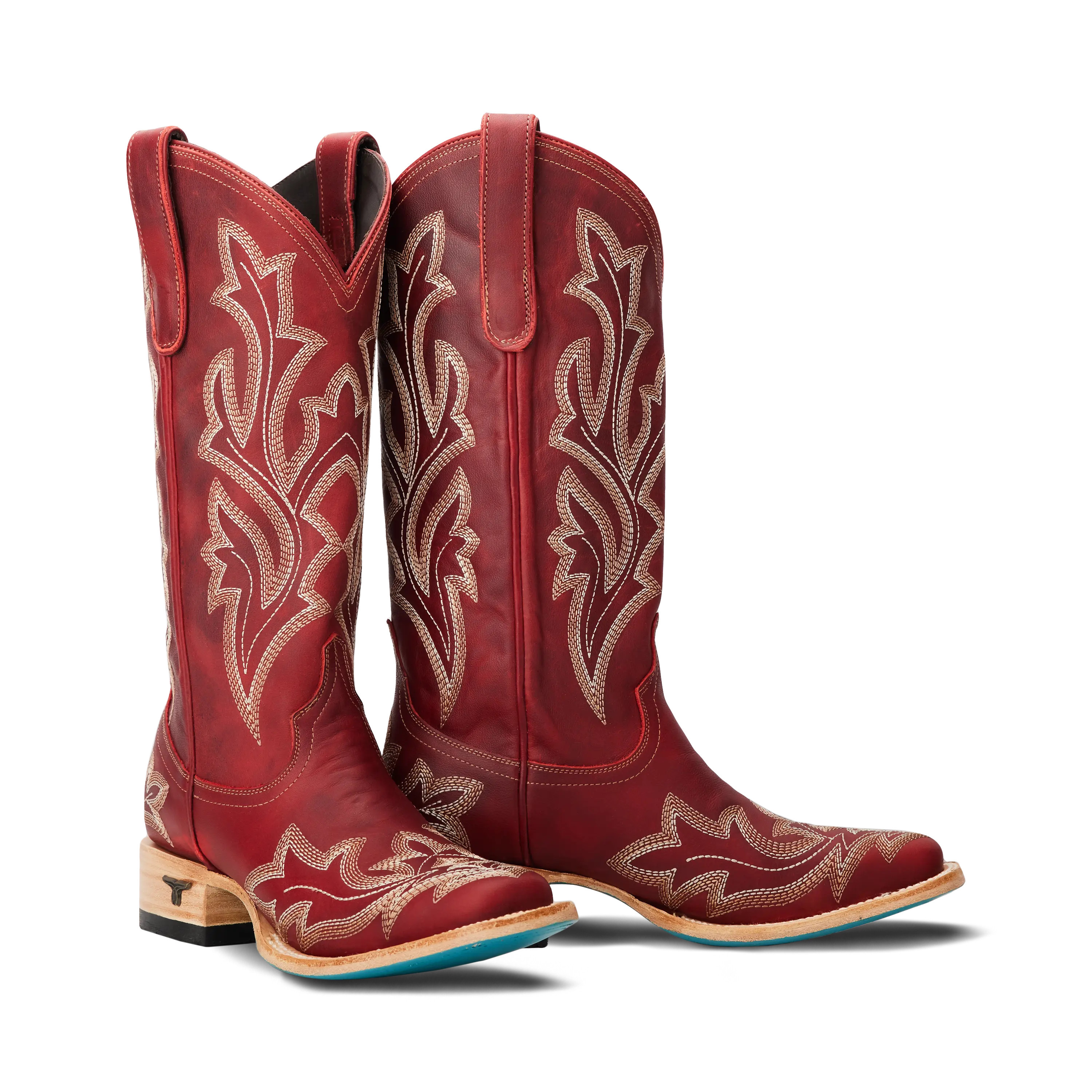 Saratoga Square Boot - Smoldering Ruby | Lane Boots