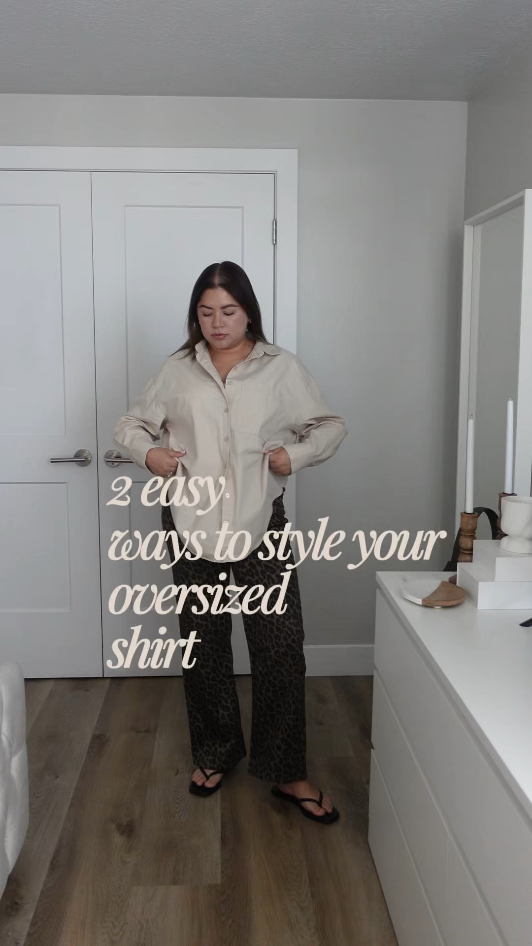 2 ways to style an oversized shirt. 🤎
Spring style 

#LTKgrwm #LTKootd #LTKSeasonal