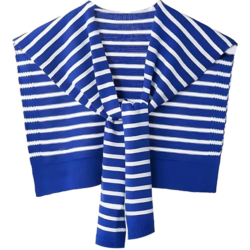 Sweater Shawl Wraps for Women Sweater Knitted Knotted Shawls Travel Casual Scarf Cape Shoulder To... | Amazon (US)