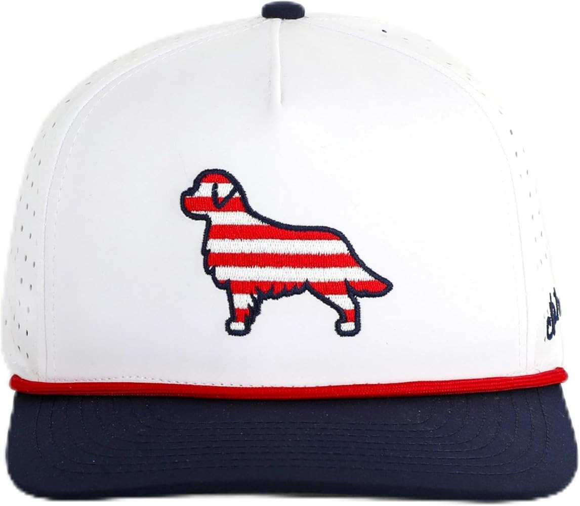 Patriotic Dog Baseball Cap, Golf Hat, Golden Retriever Hat, American Flag Hat Design, Snapback Ha... | Amazon (US)