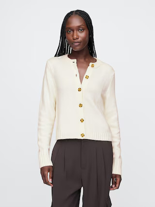 CashSoft Cropped Cardigan | Gap (US)