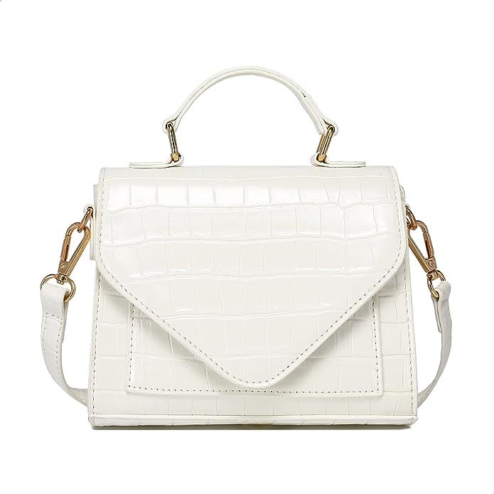 CATMICOO Croc Mini Purses for Women Trendy Small Handbags | Amazon (US)