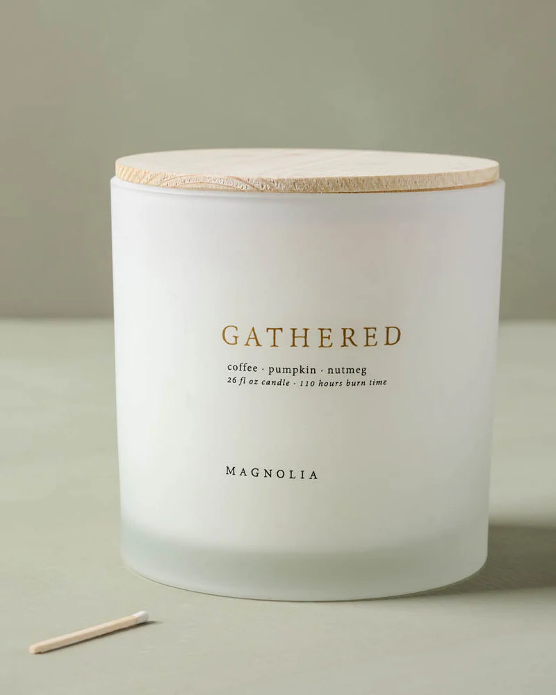Magnolia Gathered Candle | Magnolia
