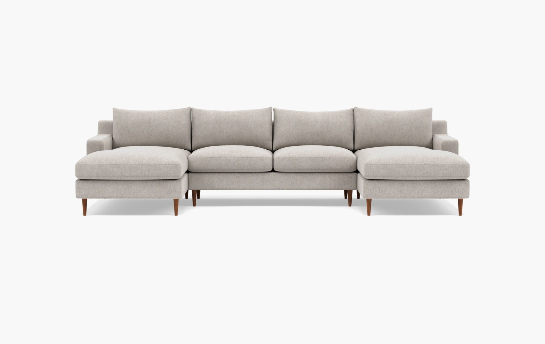 Sloan 4-Piece Corner Sectional Sofa with  Chaise | Interior Define