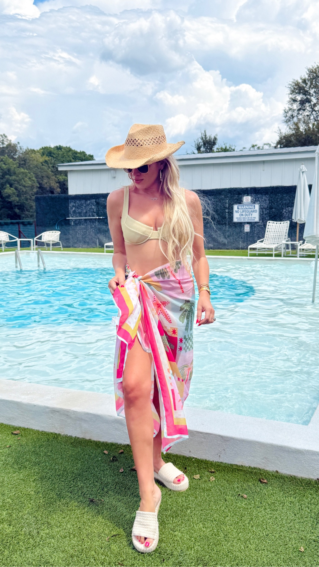 Poolside attire. Love a pretty and flattering swimsuit. Wearing my favorite brand. 

Sizing 👉🏻 SMALL top & bottoms 

I’m 5’4 | 120 lbs | 32C | 25” Waist | Typically a Small 

Vacation outfit, swimwear, bikini, travel outfit, Vetchy 

#LTKSeasonal #LTKTravel #LTKSwim