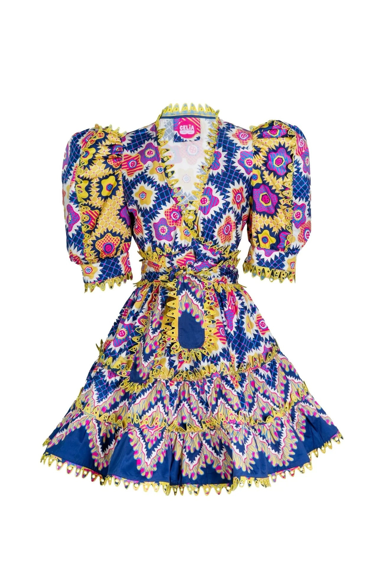 Hayley Dress - Blue Small | Triple Threads