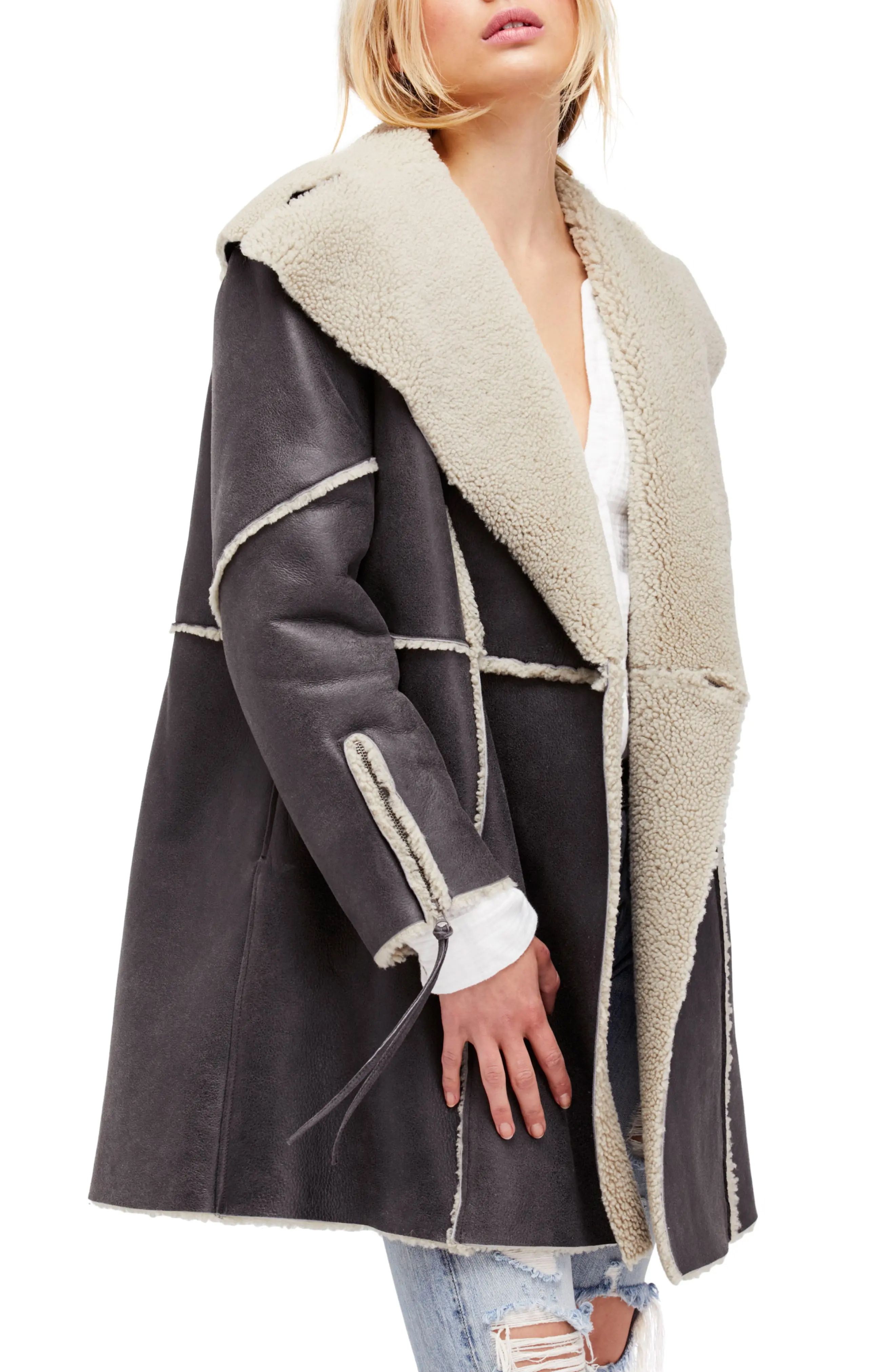 Juno Genuine Shearling Jacket | Nordstrom