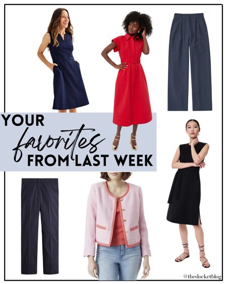 Colleague favorites from last week 

Use code KMILLERXSPANX on the black spanx dress! 

Womens business professional workwear and business casual workwear and office outfits midsize outfit midsize style 

#LTKSeasonal #LTKWorkwear #LTKStyleTip