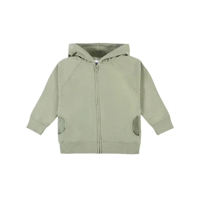 Modern Moments by Gerber Toddler Boy Zip-Up French Terry Hoodie, 12M-5T | Walmart (US)