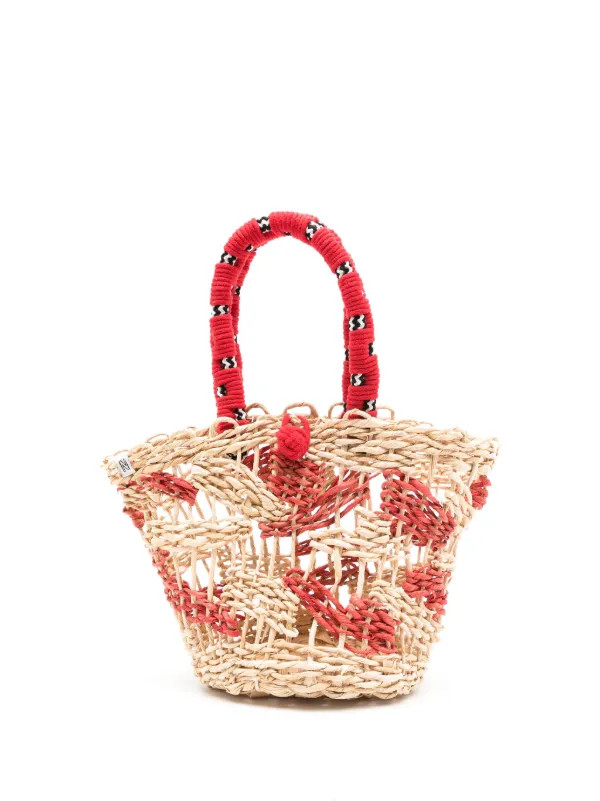 Amora straw tote bag | Farfetch (CN)