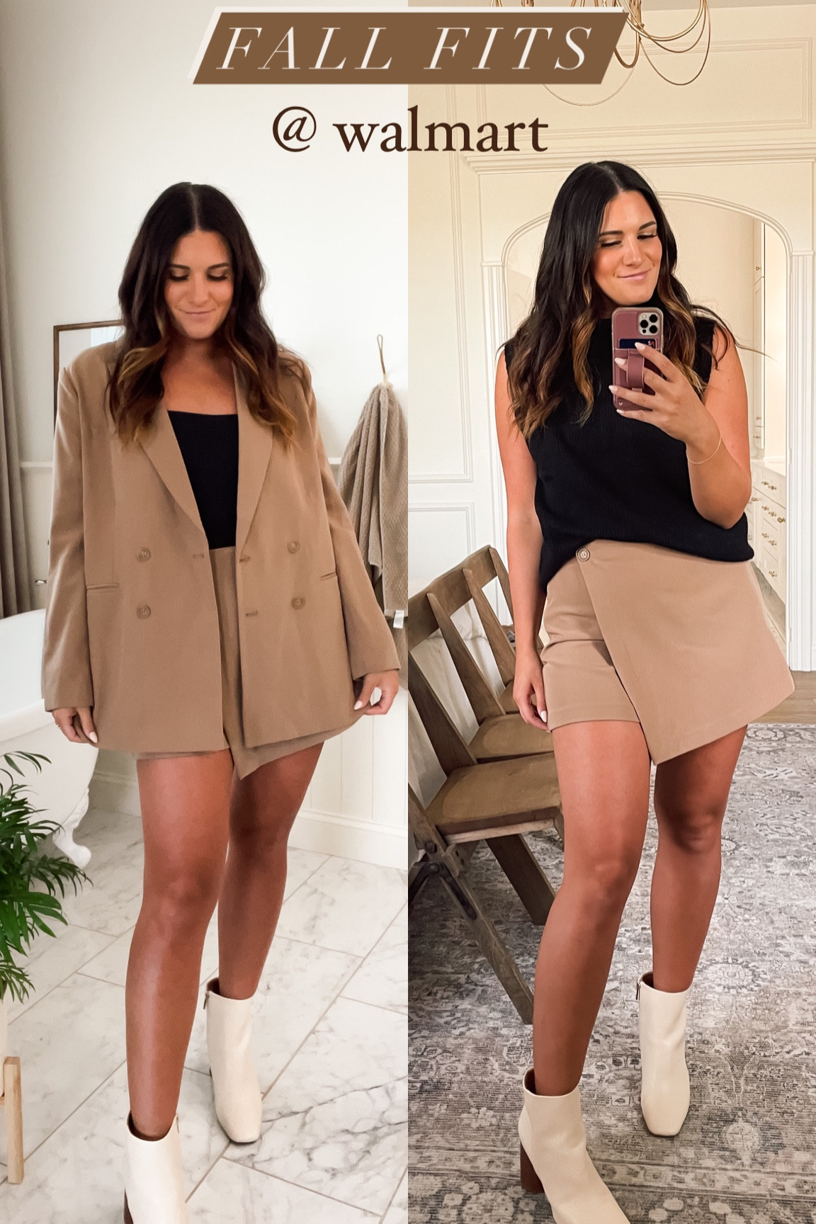 Walmart fall fashion haul comin at ya! Medium or size 6 in everything 🤎 
@walmartfashion #walmartpartner #walmartfashion 

#LTKstyletip #LTKSeasonal #LTKfindsunder50