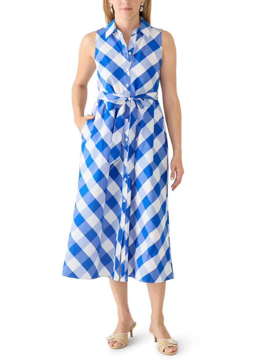 Women's Sleeveless Midi Shirt Dress | Belk
