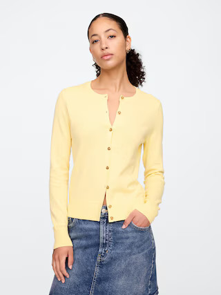 Crewneck Cardigan | Gap Factory