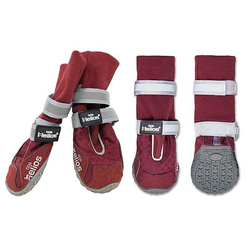 Dog Helios Traverse Premium Grip High-Ankle Outdoor Dog Boots - Red | HSN