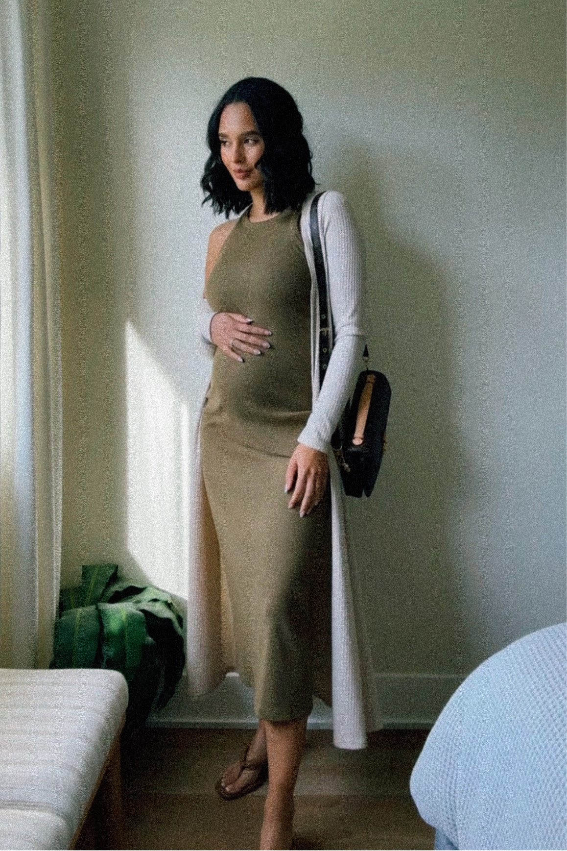 comfy rib tank dress styled 

#LTKbump #LTKfit #LTKstyletip