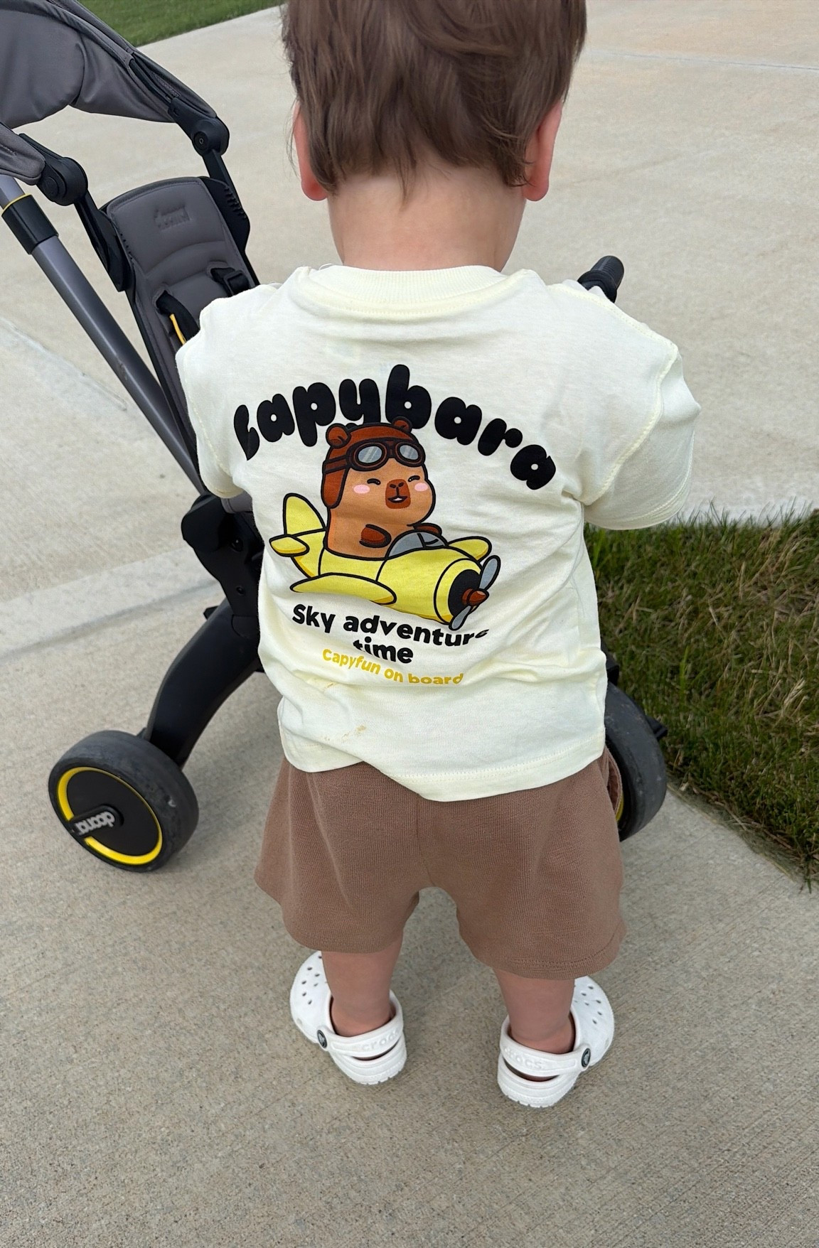 Wearing a 2T in top and 12-18 in shorts (shorts run big)

#LTKootd #LTKmomlife #LTKBaby