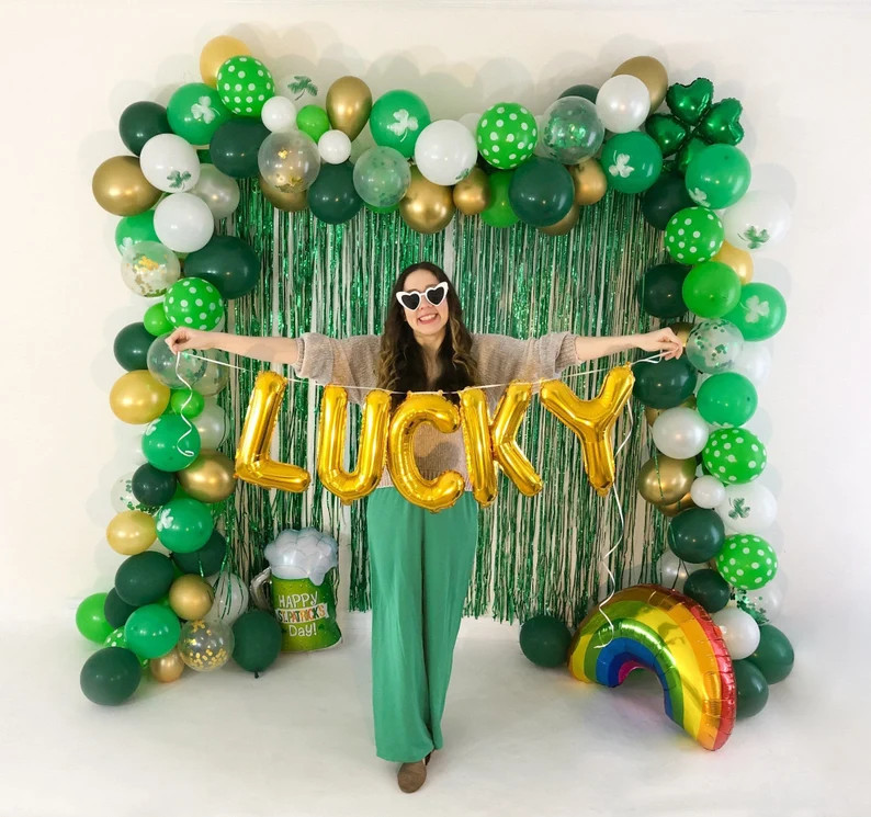 LUCKY Balloons  St Patricks Day Party Decor St Patricks Day | Etsy | Etsy (US)