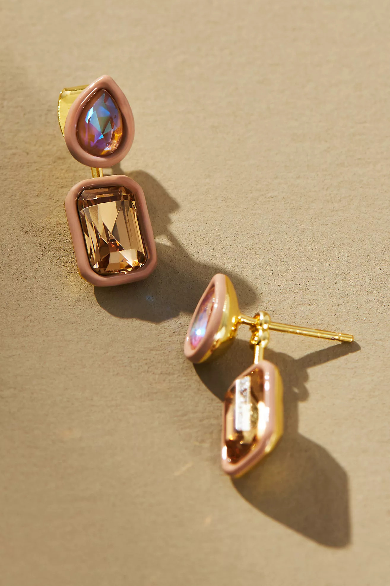 Resin Crystal Drop Earrings | Anthropologie (US)