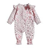 Mud Pie Baby Girls' Mauve Leopard One Piece, Pink, 6-9 Months | Amazon (US)