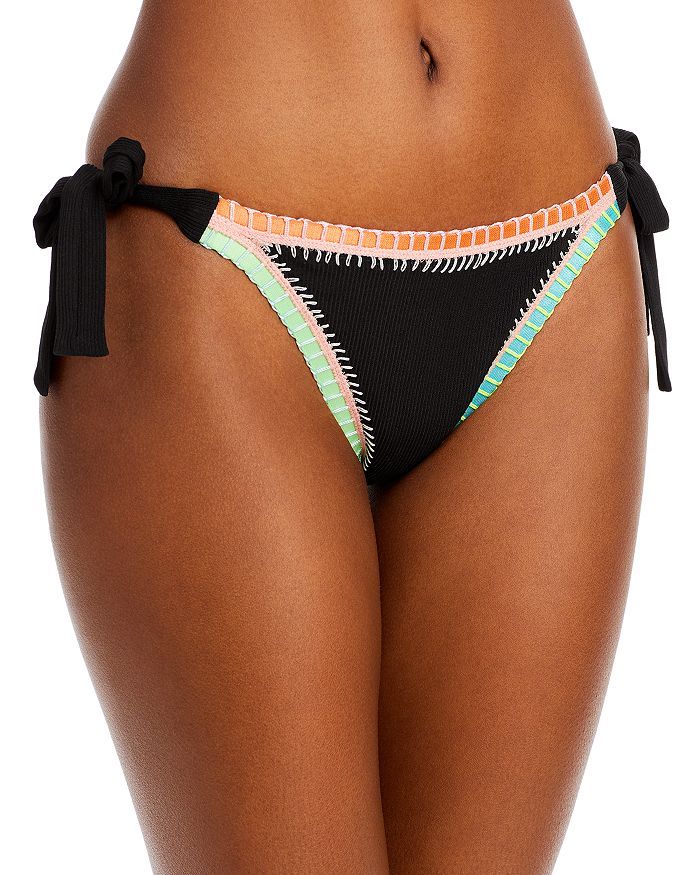 Crochet Trim Side Tie Bikini Bottom - 100% Exclusive | Bloomingdale's (US)