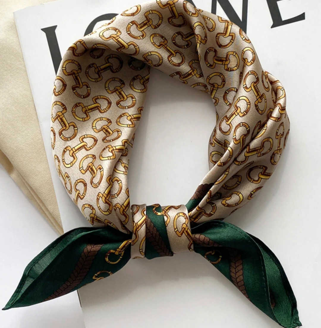 Equestrian Print Scarf- Horse Scarves - Snaffle Scarves - Etsy | Etsy (US)