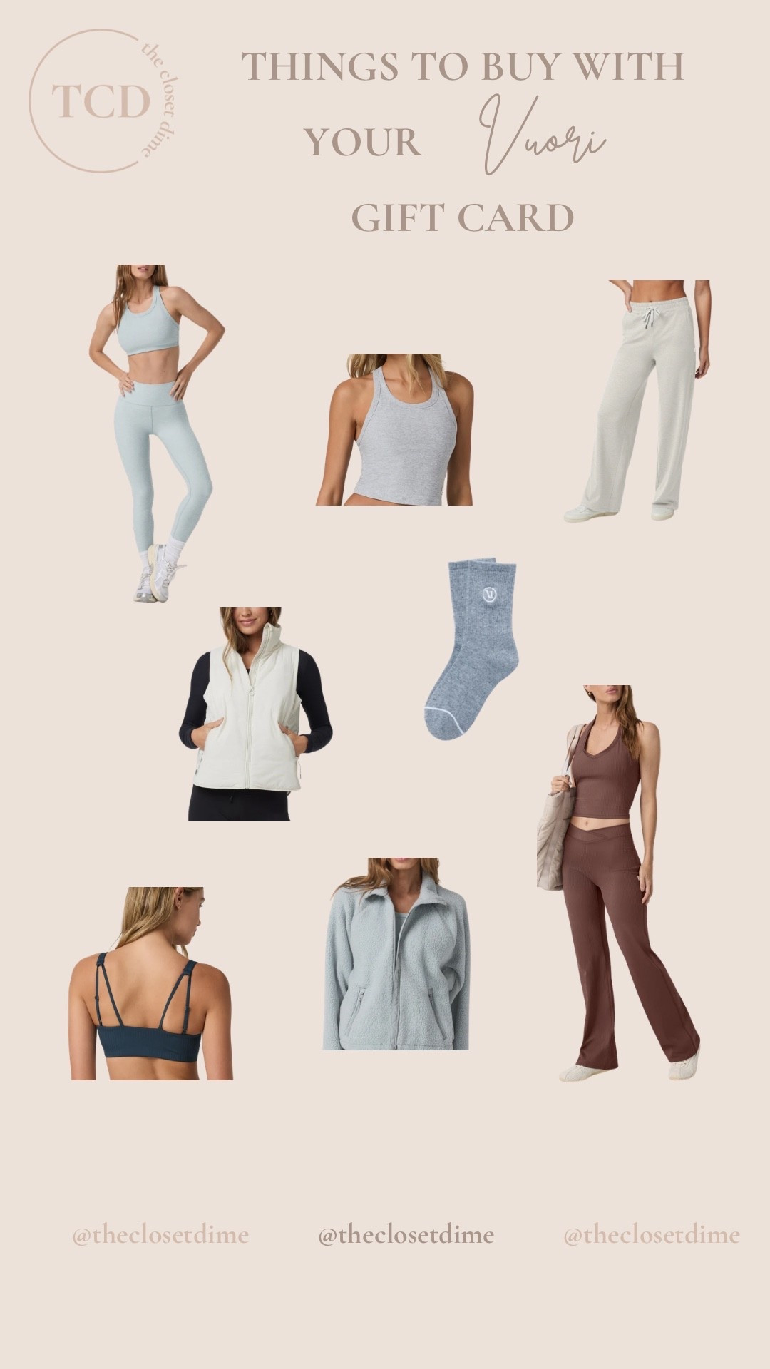 Things to buy with your Vuori gift card!
New years sales
Holiday finds
#LTKgrwm
#LTKGiftGuide 
#LTKFindsUnder100
#LTKShoppingHaul

#LTKGiftGuide #LTKgrwm #LTKFindsUnder100