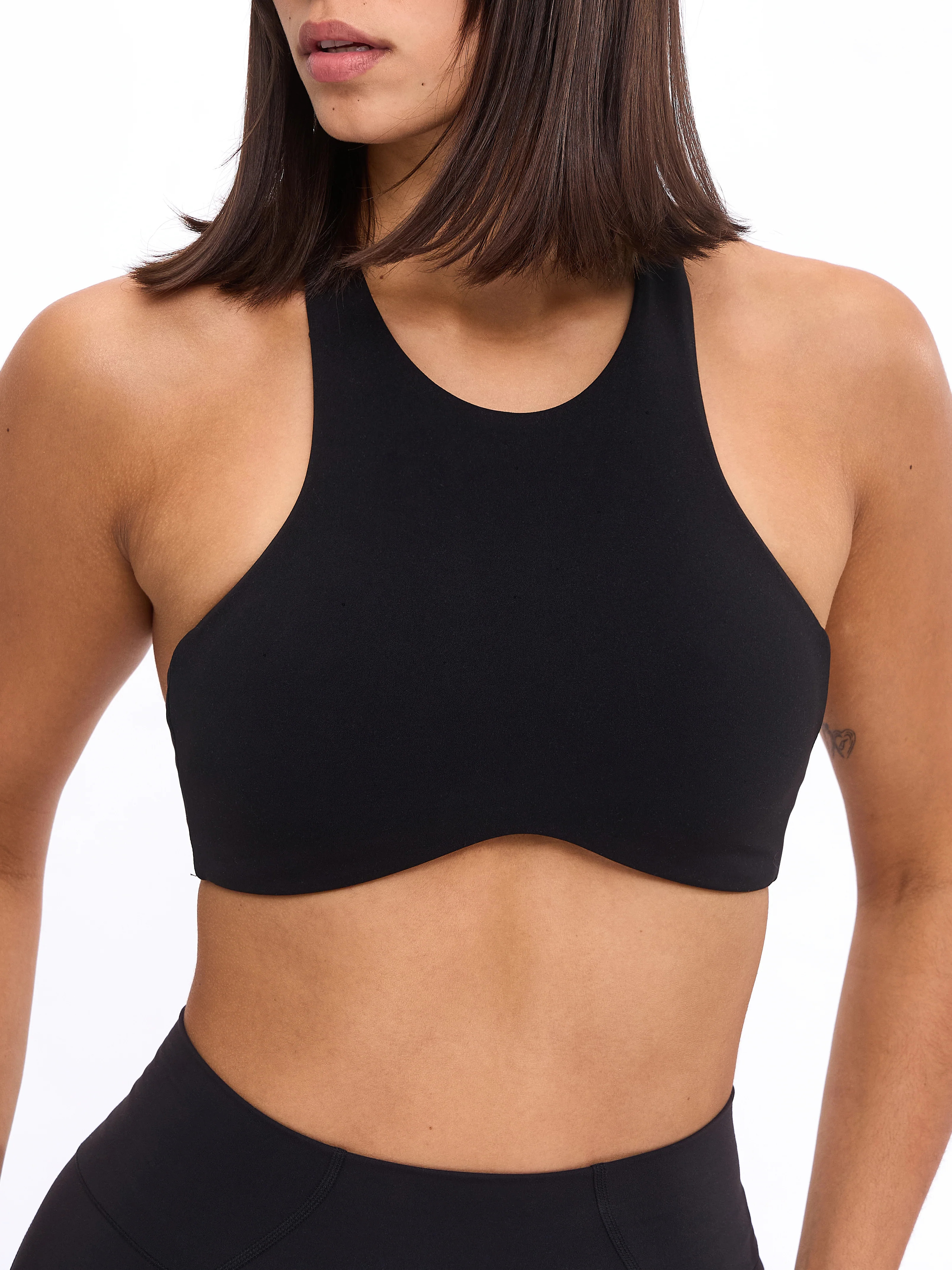 Curve Sports Bra - Onyx Black | Buffbunny Collection