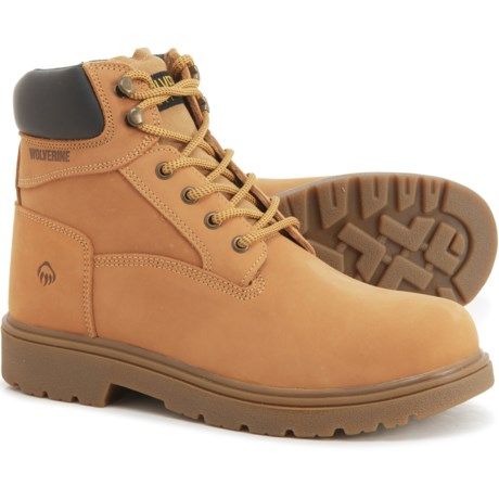 Wolverine Madison Work Boots - Leather, Soft Toe, 6” (For Men) | Sierra